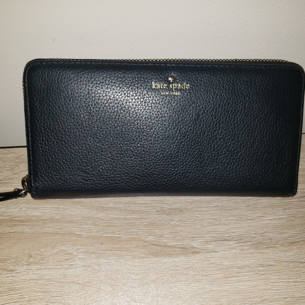 Kate Spade Wallet Large Continental With Gold Hardware Pebbled K1453 - Good Used
